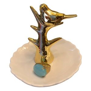 Jewellery holder-porcelain-bird